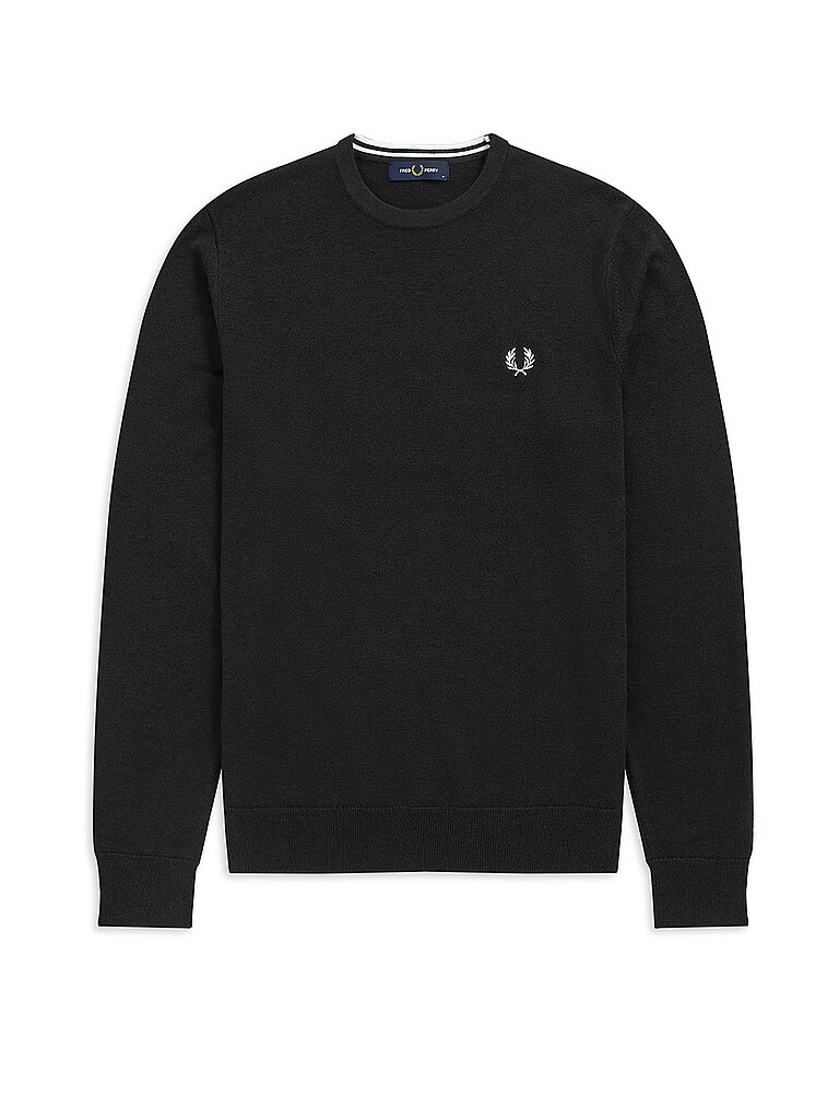 FRED PERRY Pullover  schwarz | L von Fred Perry