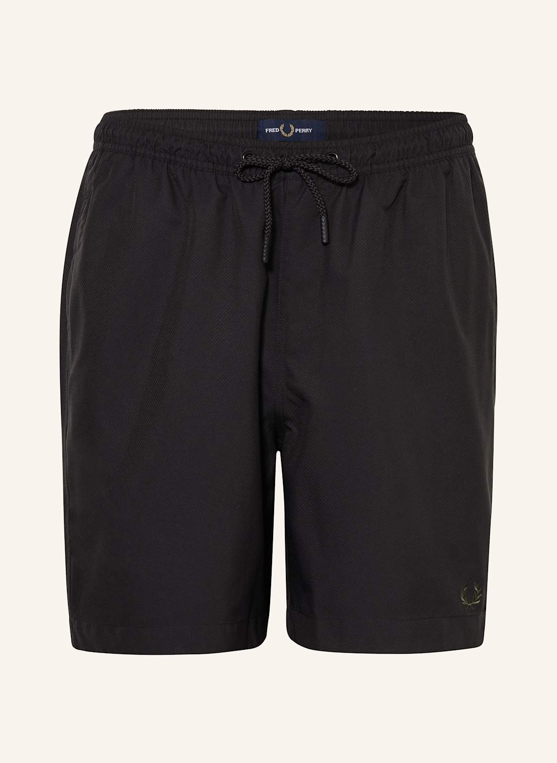 Fred Perry Badeshorts schwarz von Fred Perry