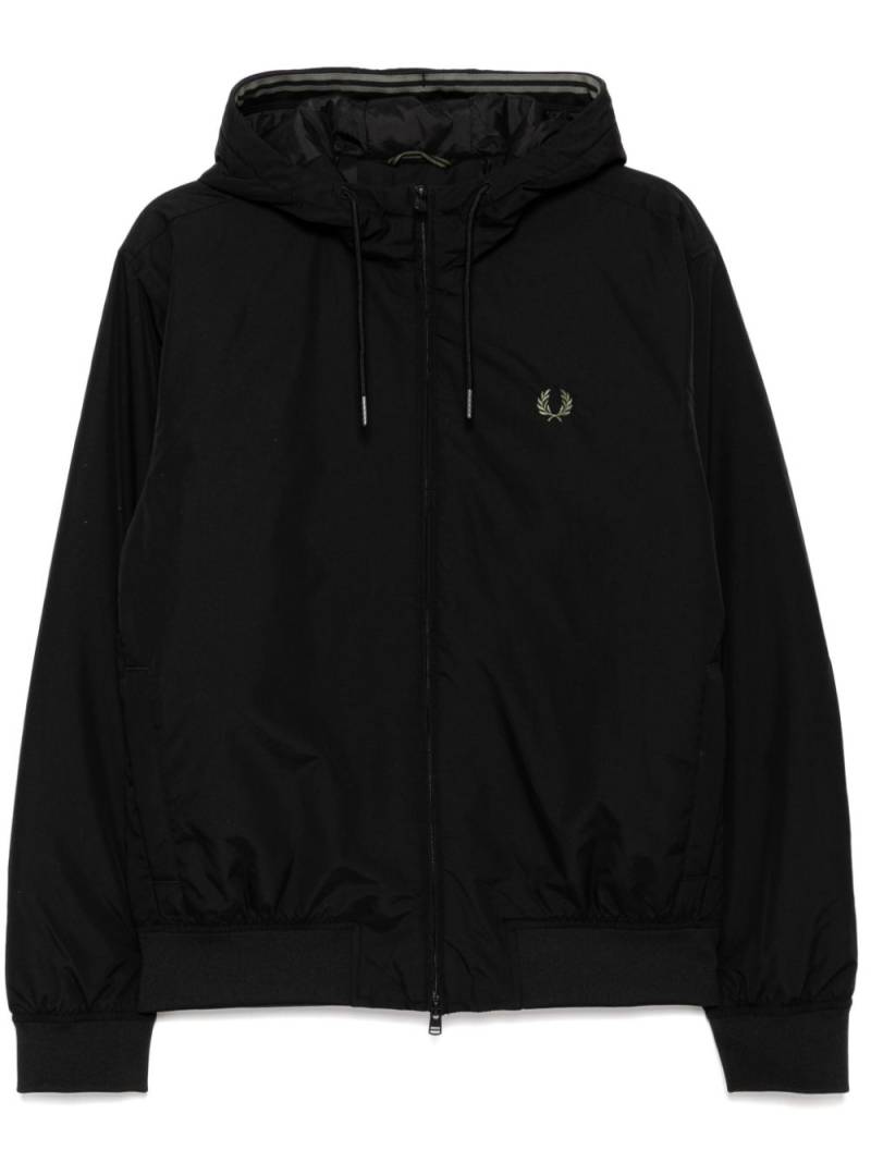 Fred Perry Brentham hooded jacket - Black von Fred Perry