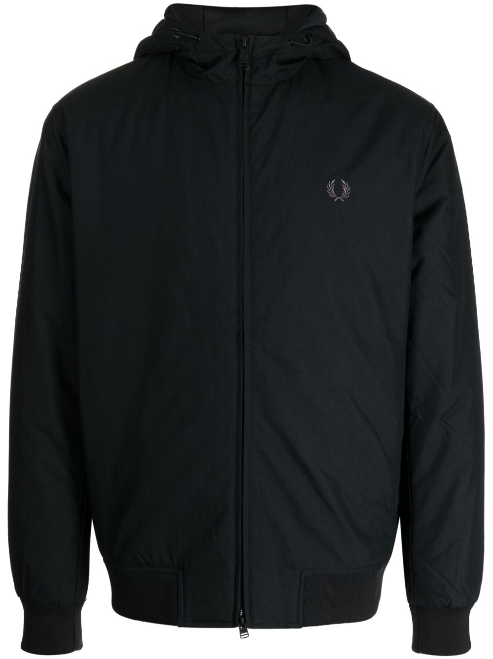Fred Perry Brentham logo-embroidered jacket - Black von Fred Perry