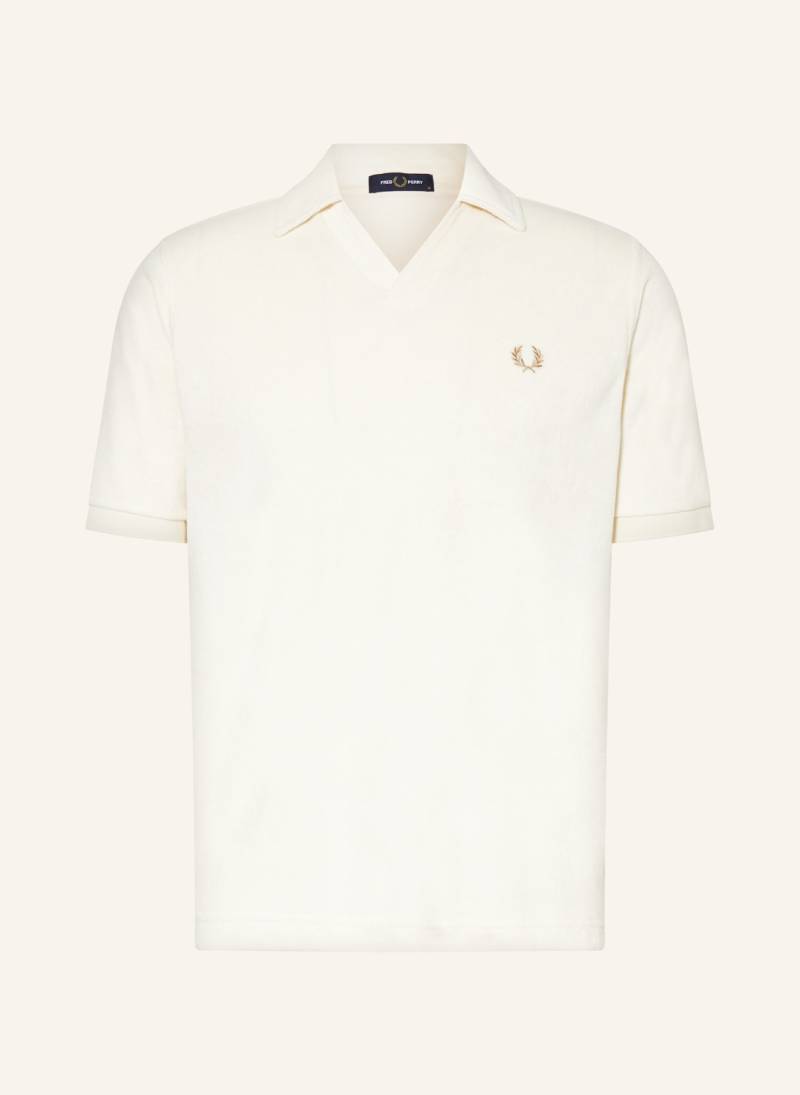 Fred Perry Frottee-Poloshirt weiss von Fred Perry