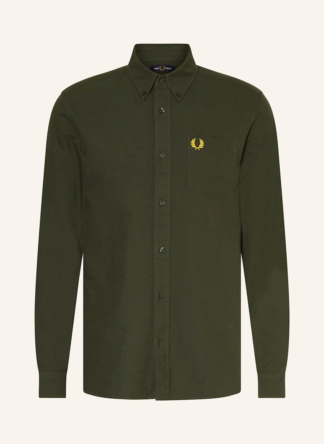 Fred Perry Hemd Regular Fit gruen von Fred Perry