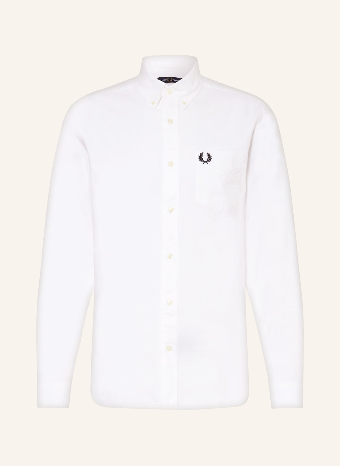Fred Perry Hemd Regular Fit weiss Fred Perry Hemd Regular Fit weiss von Fred Perry