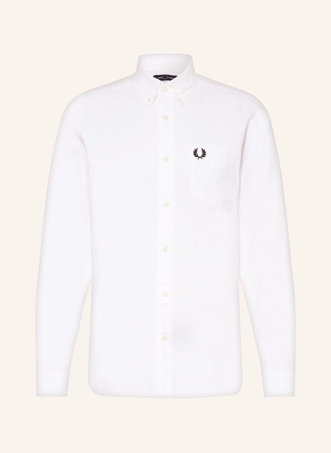 Fred Perry Hemd Regular Fit weiss von Fred Perry