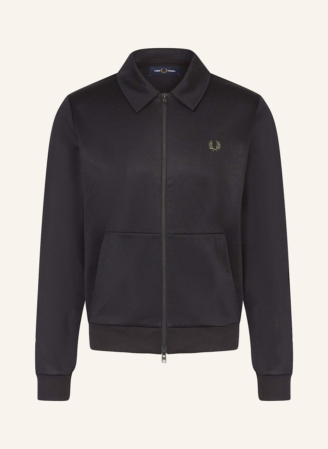 Fred Perry Jacke Mit Galonstreifen schwarz von Fred Perry