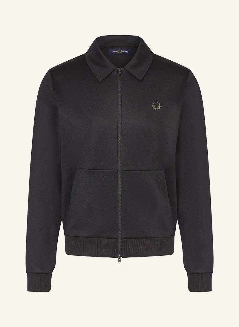 Fred Perry Jacke Mit Galonstreifen schwarz von Fred Perry