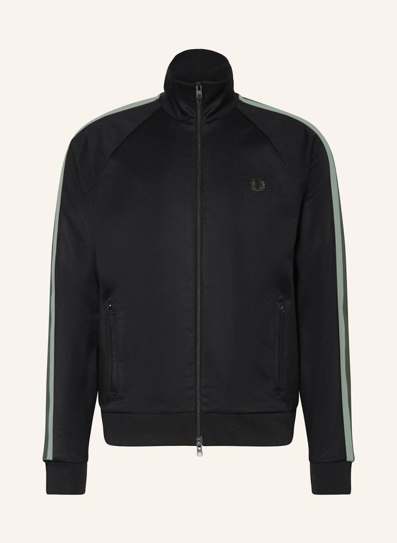Fred Perry Jerseyjacke schwarz von Fred Perry
