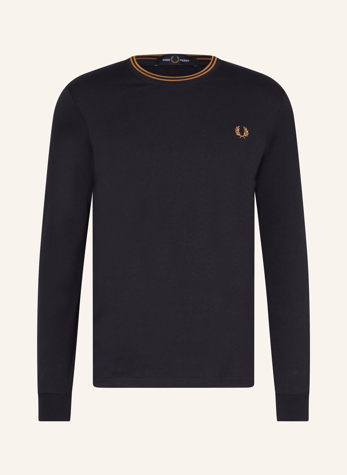 Fred Perry Longsleeve blau von Fred Perry