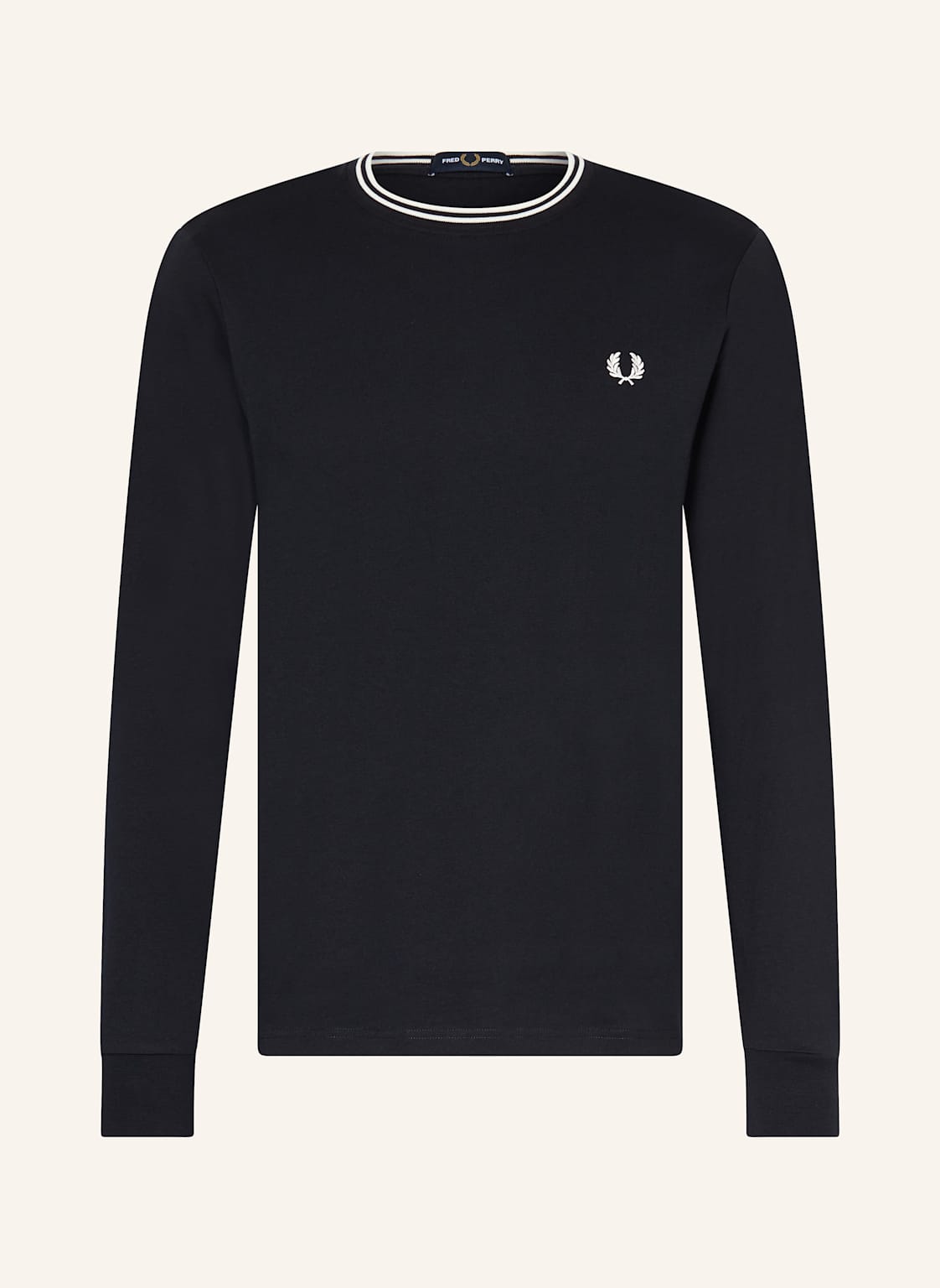 Fred Perry Longsleeve blau von Fred Perry