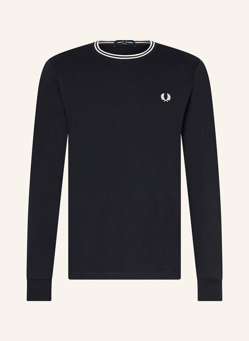 Fred Perry Longsleeve blau von Fred Perry