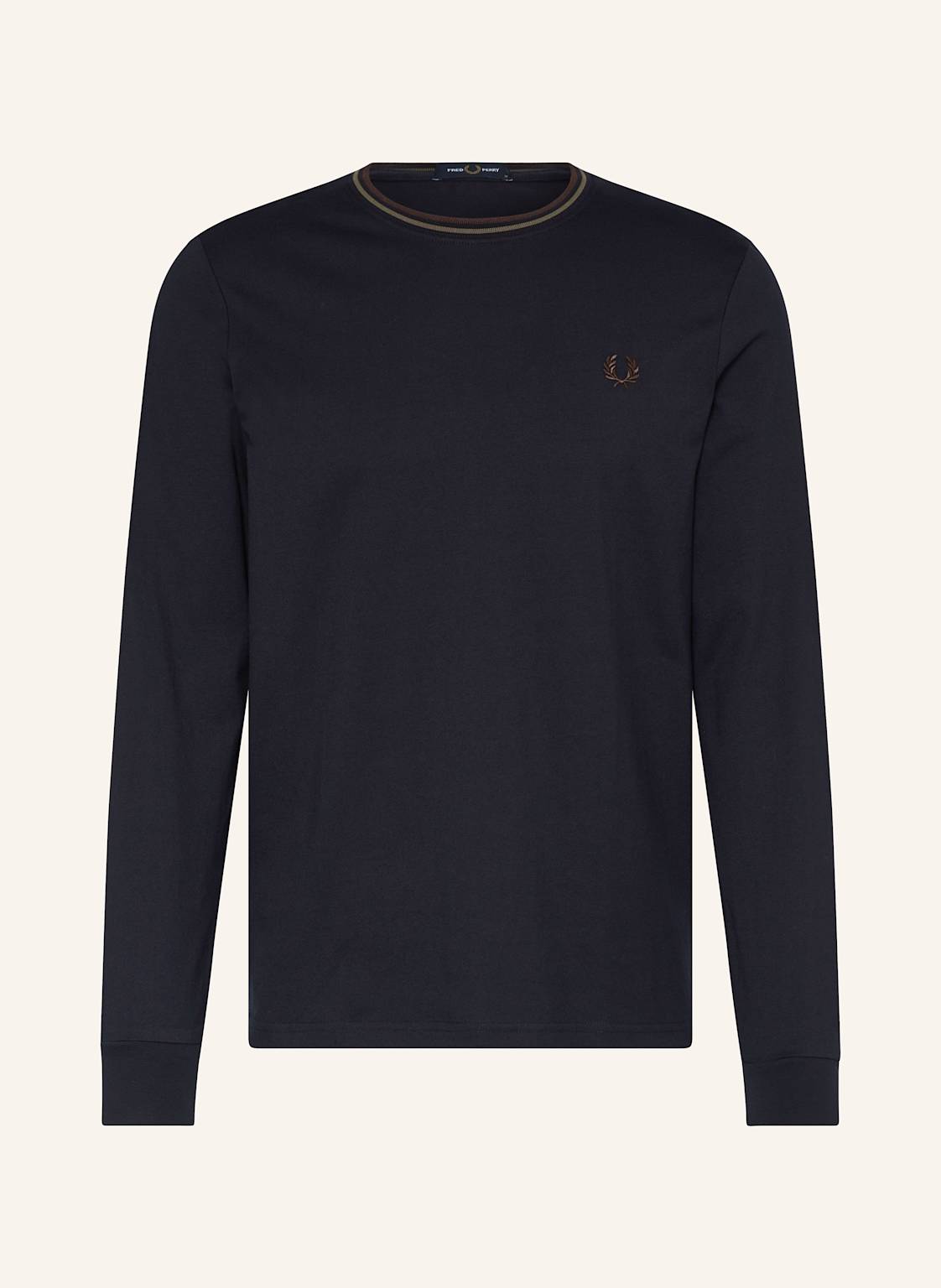 Fred Perry Longsleeve blau von Fred Perry