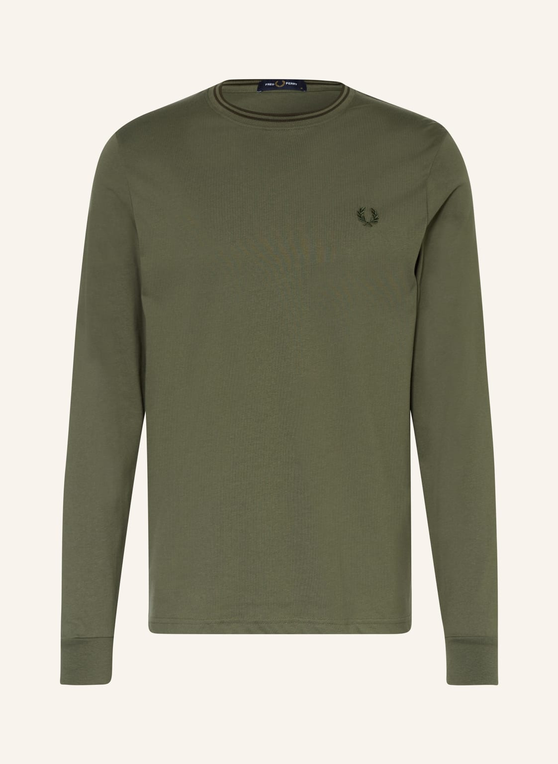 Fred Perry Longsleeve gruen von Fred Perry