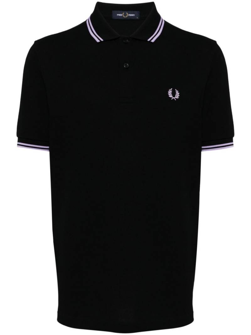 Fred Perry M3600 Twin Tipped polo shirt - Black von Fred Perry