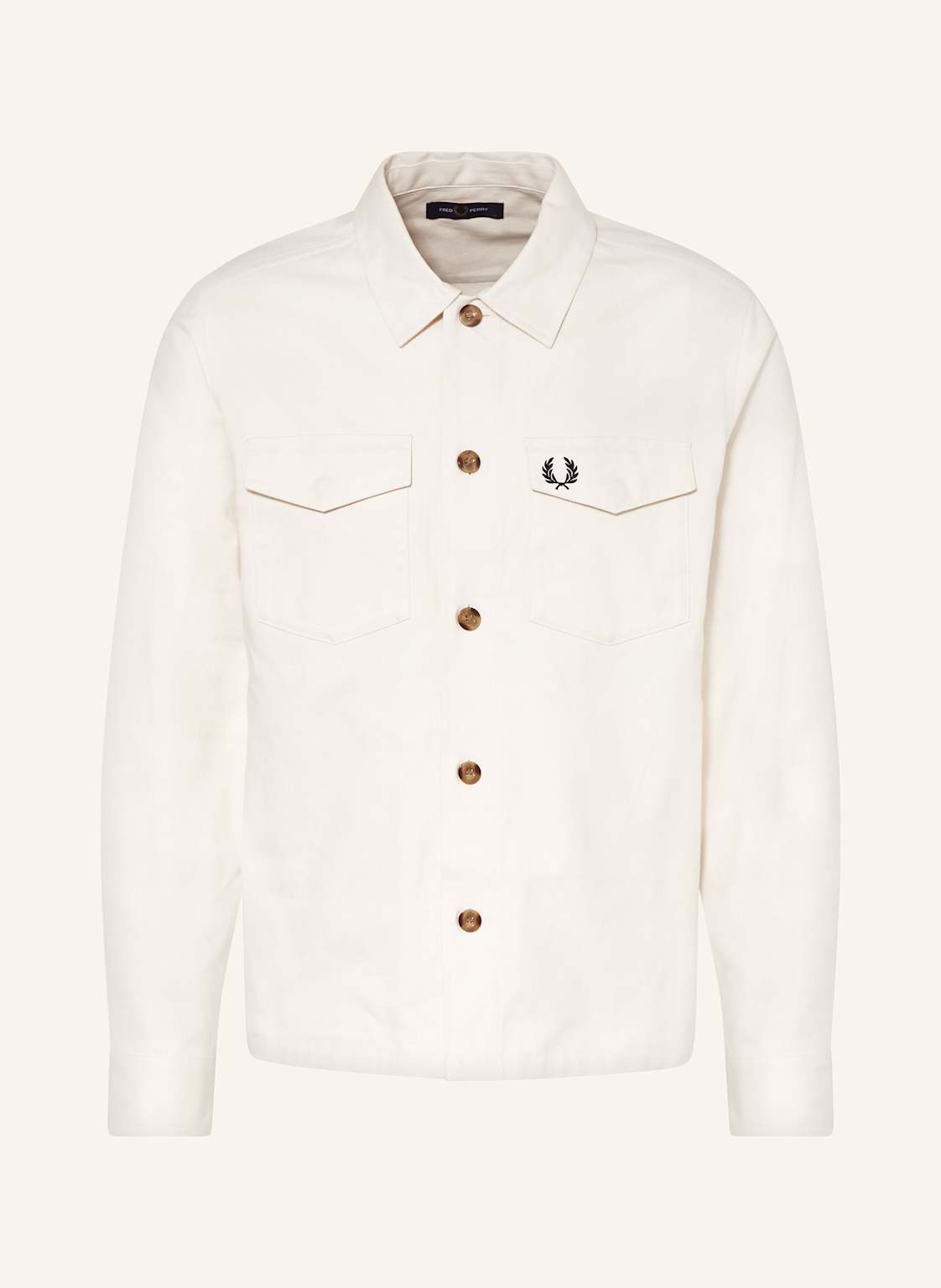 Fred Perry Overshirt Oxford weiss Fred Perry Overshirt Oxford weiss von Fred Perry