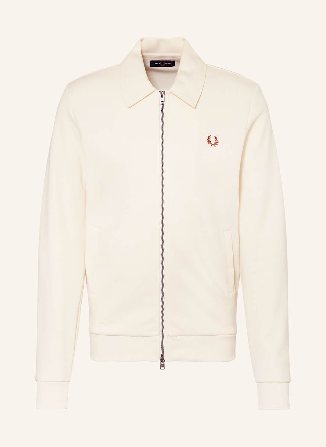 Fred Perry Piqué-Jacke weiss Fred Perry Piqué-Jacke weiss von Fred Perry