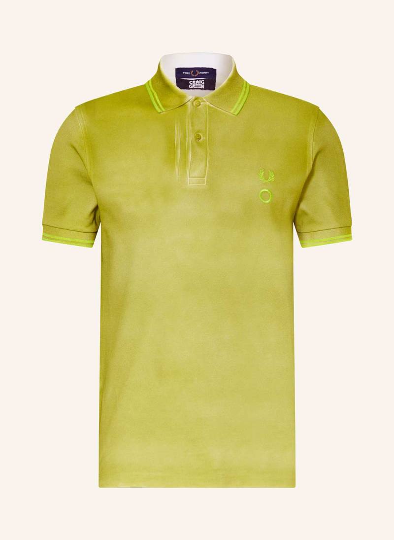 Fred Perry Piqué-Poloshirt Regular Fit gruen von Fred Perry