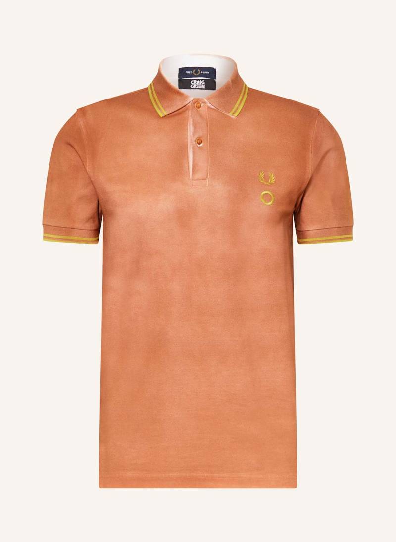 Fred Perry Piqué-Poloshirt Regular Fit rot von Fred Perry