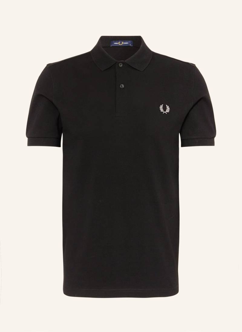 Fred Perry Piqué-Poloshirt m6000 Slim Fit schwarz von Fred Perry