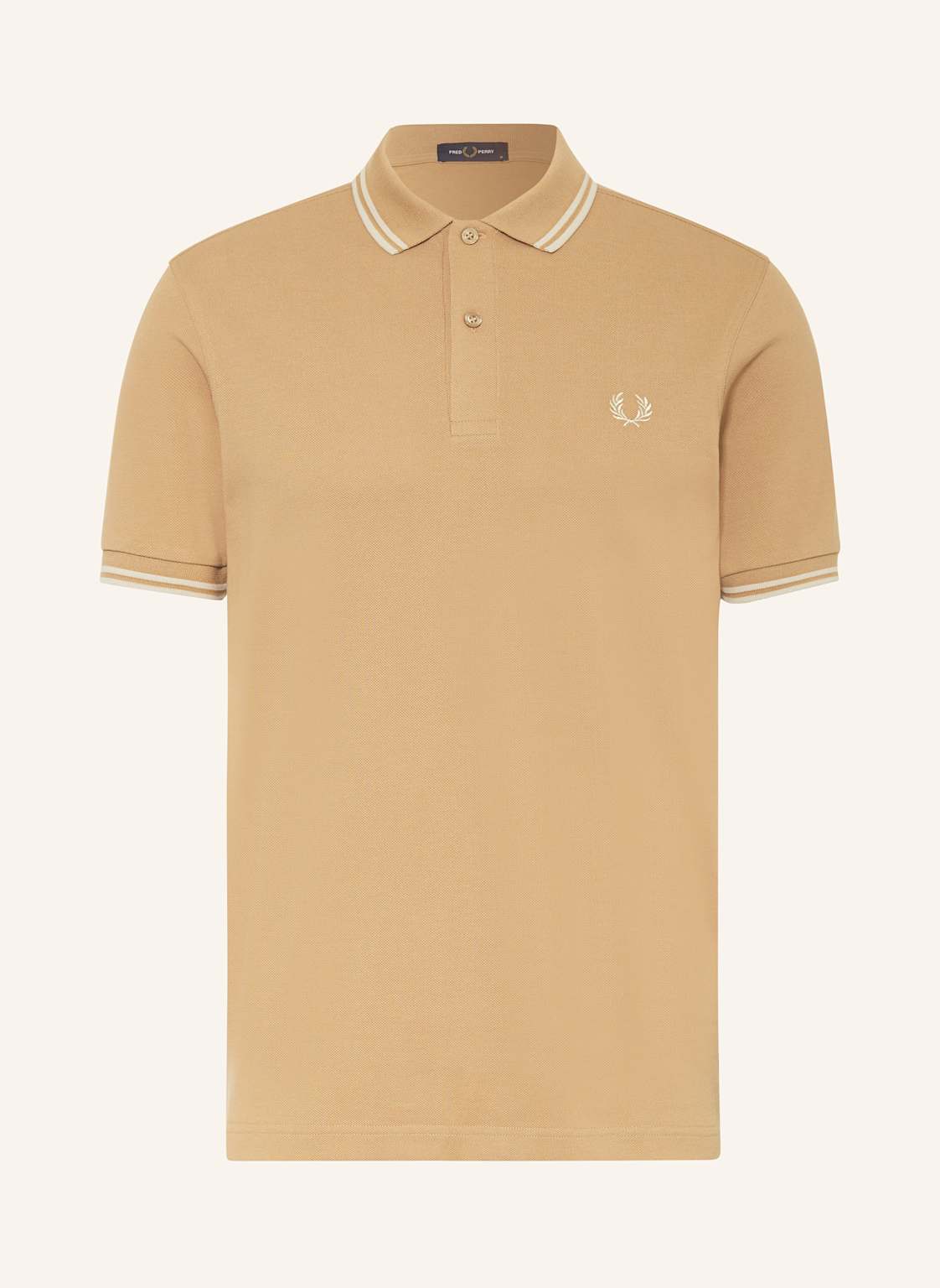 Fred Perry Piqué-Poloshirt beige von Fred Perry