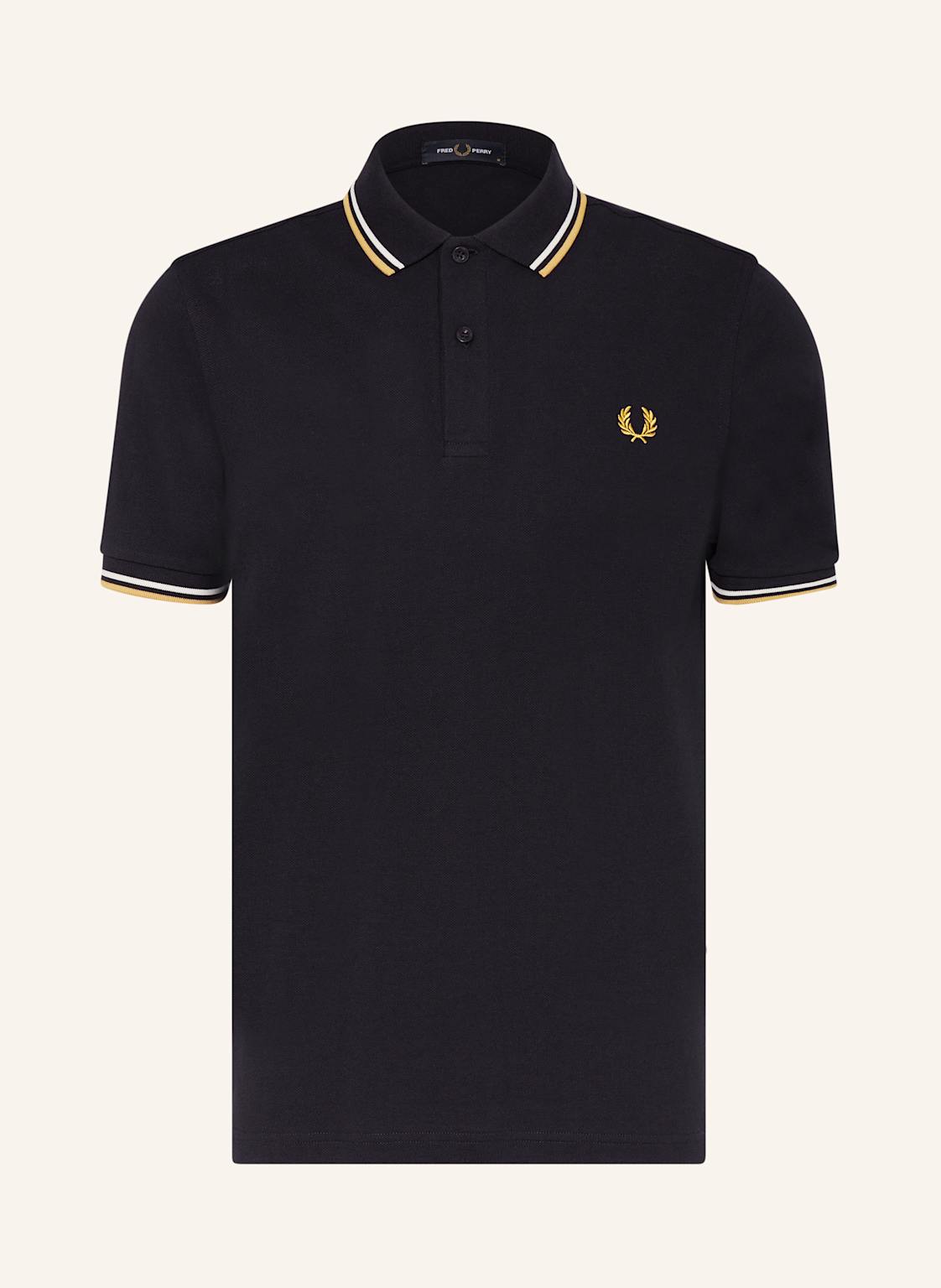 Fred Perry Piqué-Poloshirt blau von Fred Perry