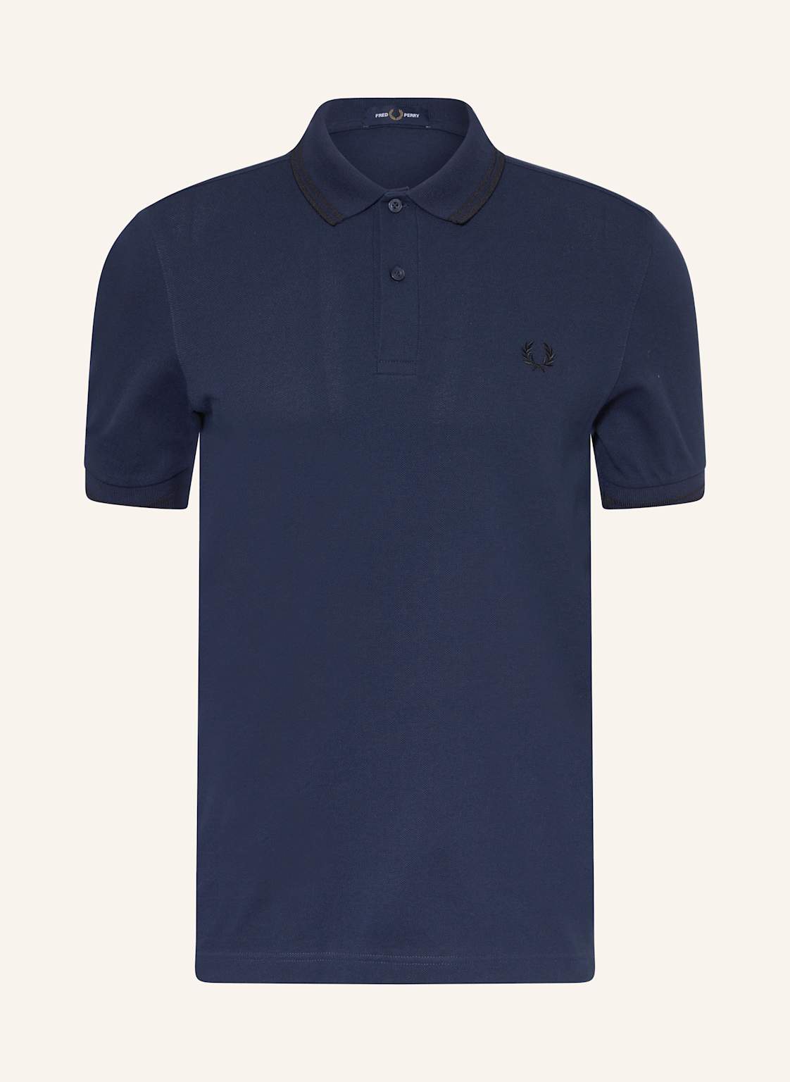 Fred Perry Piqué-Poloshirt blau von Fred Perry