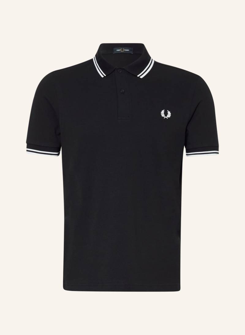 Fred Perry Piqué-Poloshirt blau von Fred Perry