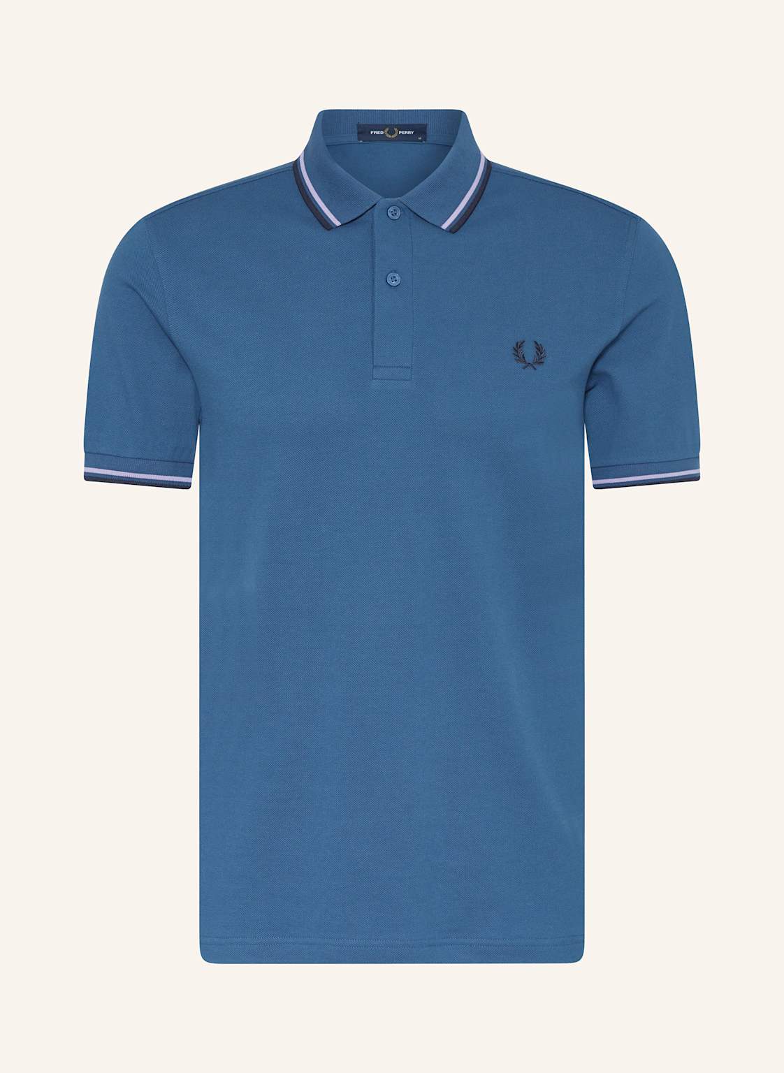 Fred Perry Piqué-Poloshirt blau von Fred Perry