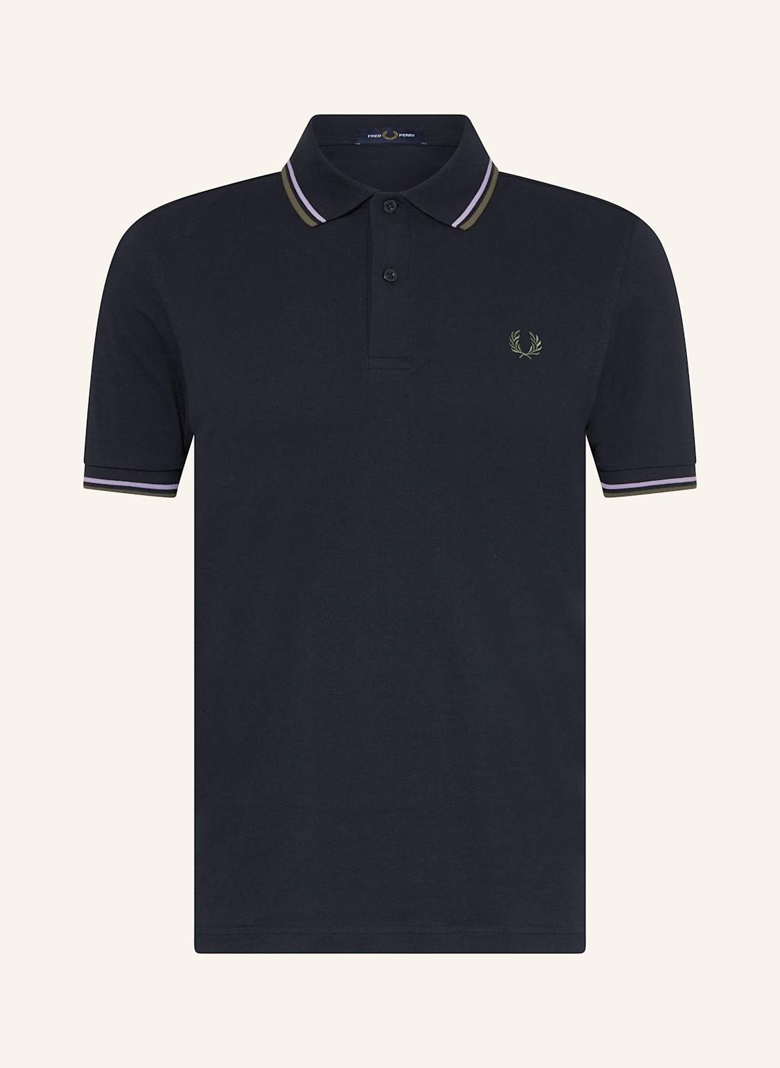 Fred Perry Piqué-Poloshirt blau von Fred Perry