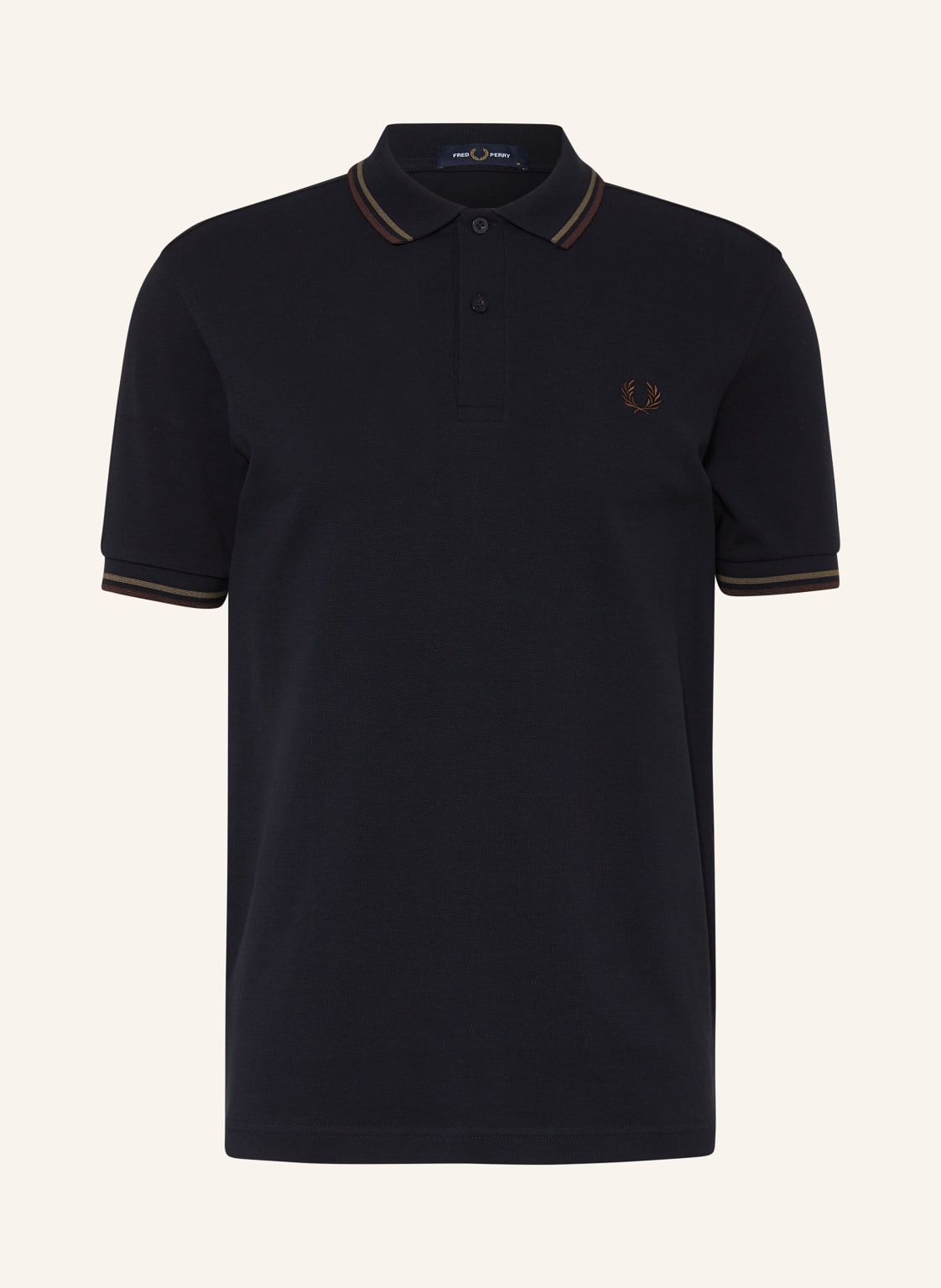 Fred Perry Piqué-Poloshirt blau von Fred Perry