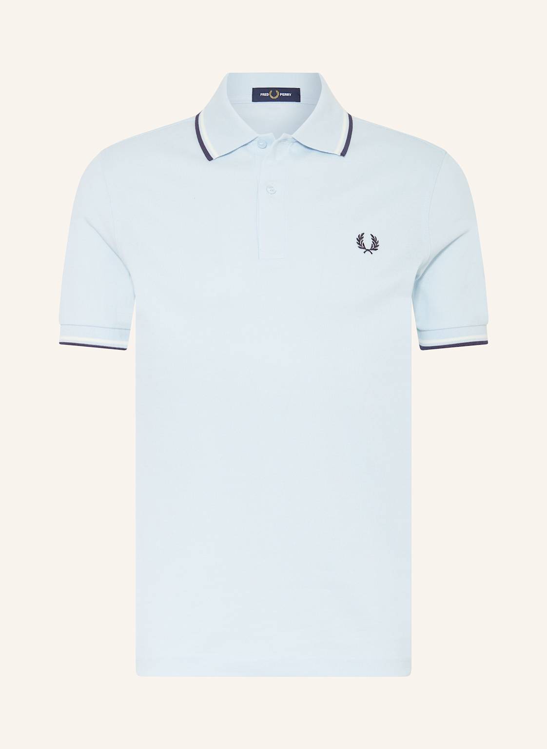 Fred Perry Piqué-Poloshirt blau von Fred Perry