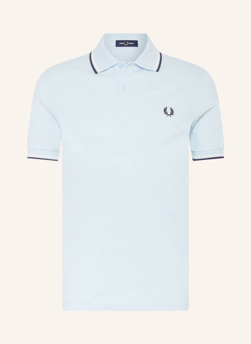 Fred Perry Piqué-Poloshirt blau von Fred Perry