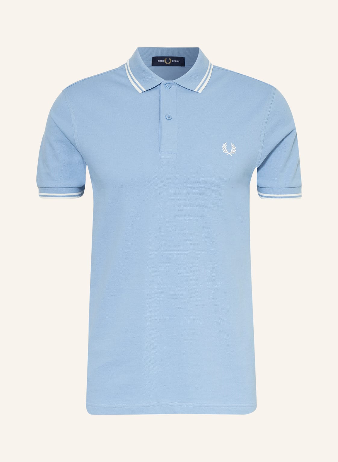 Fred Perry Piqué-Poloshirt blau von Fred Perry