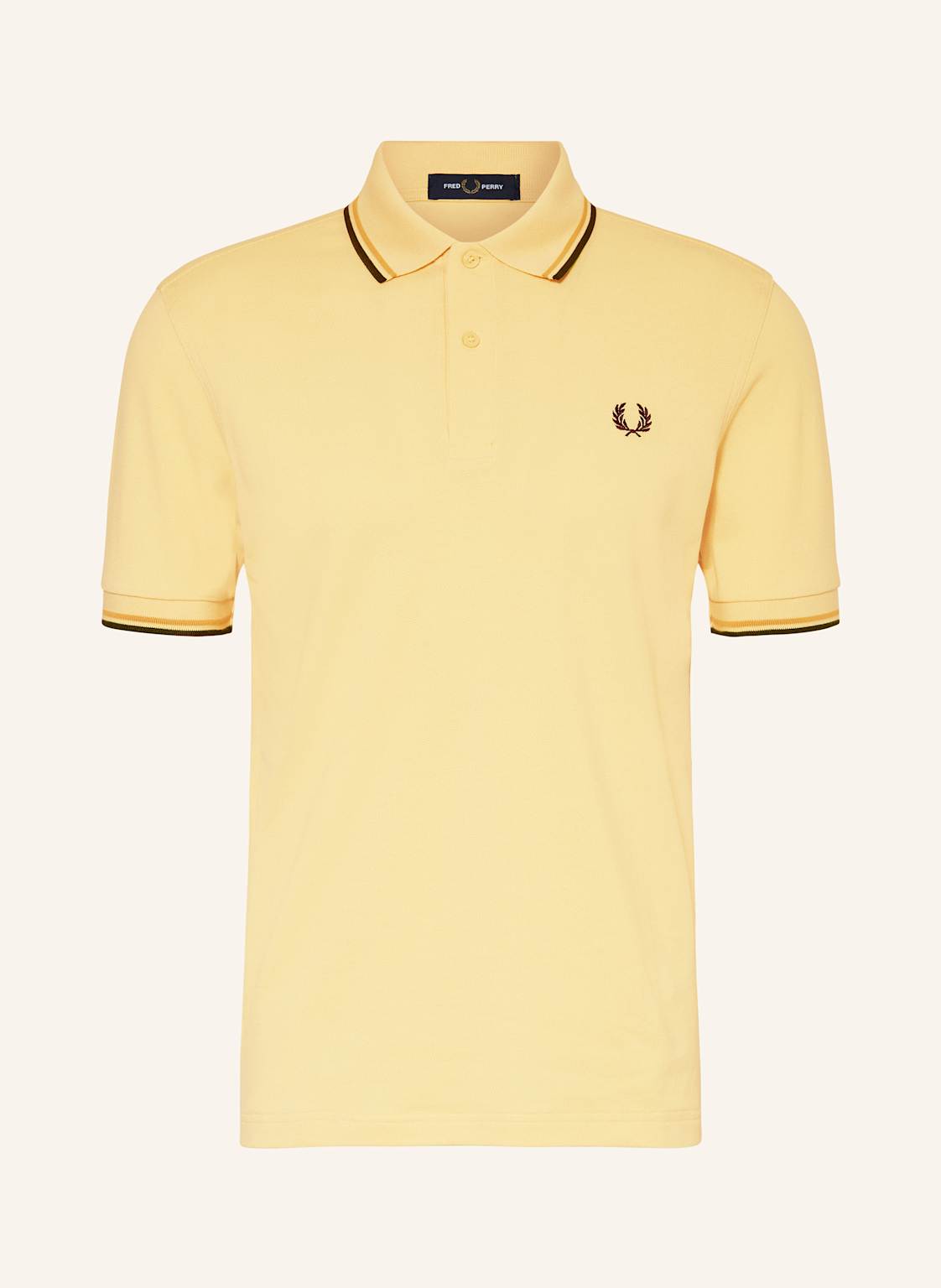 Fred Perry Piqué-Poloshirt gelb Fred Perry Piqué-Poloshirt gelb von Fred Perry