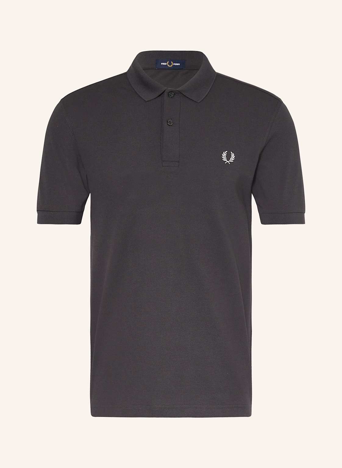 Fred Perry Piqué-Poloshirt grau von Fred Perry