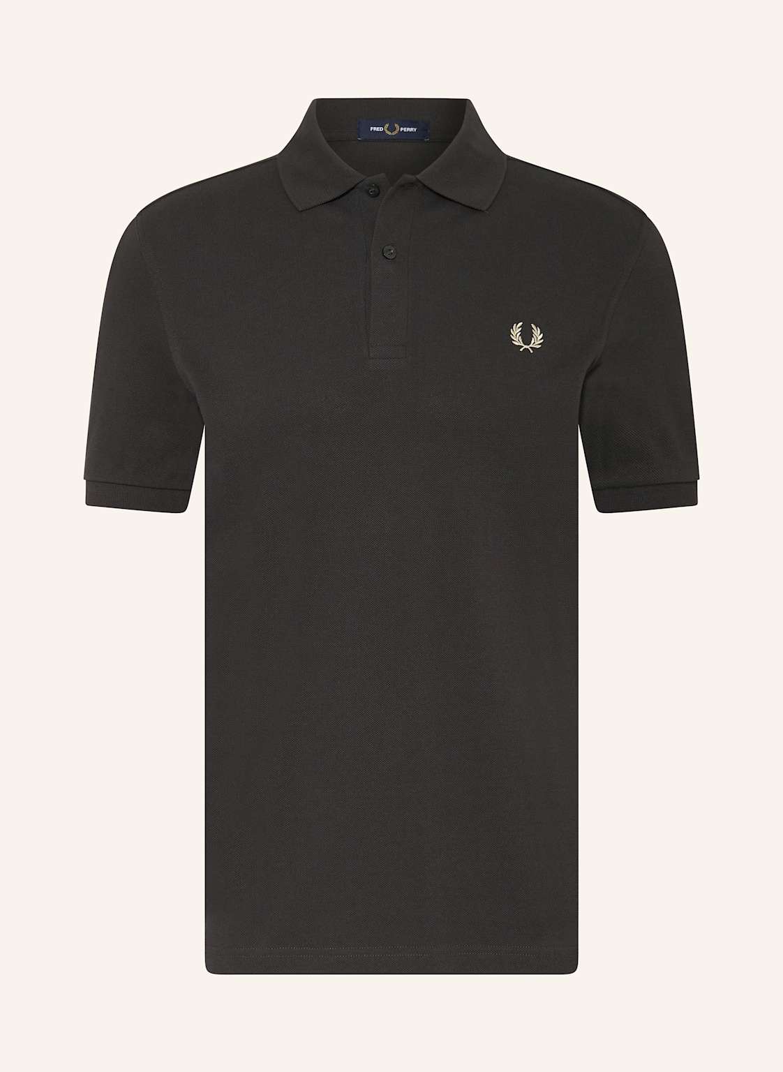 Fred Perry Piqué-Poloshirt grau von Fred Perry