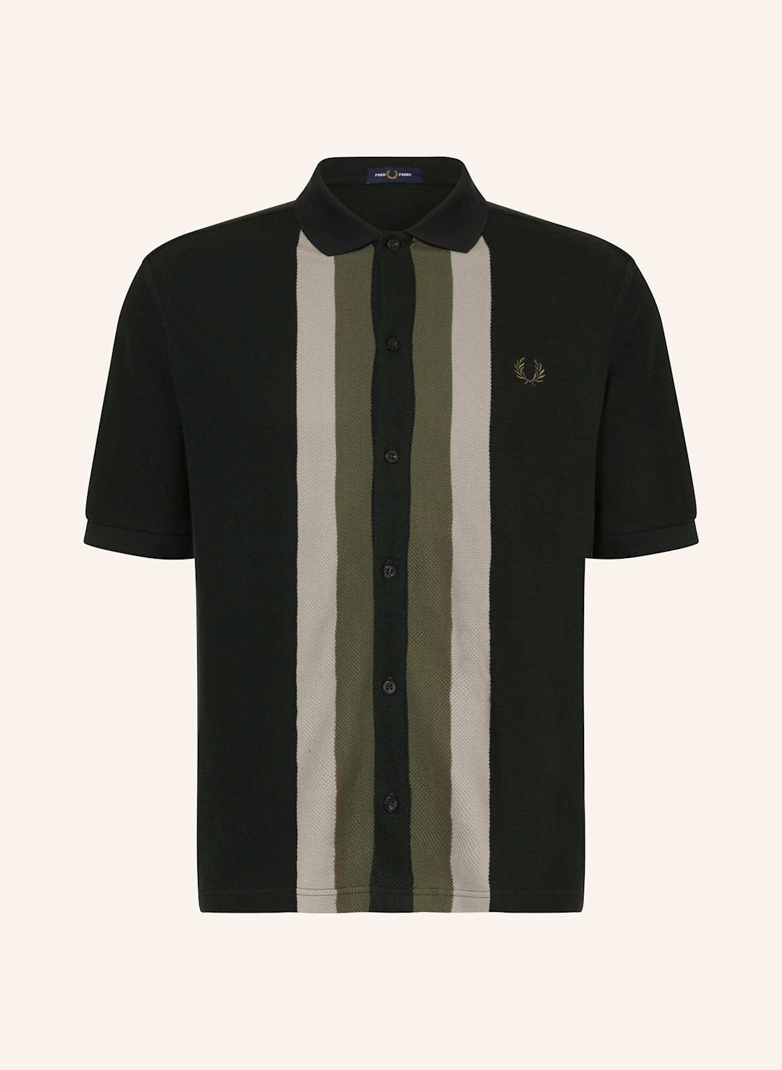 Fred Perry Piqué-Poloshirt gruen von Fred Perry