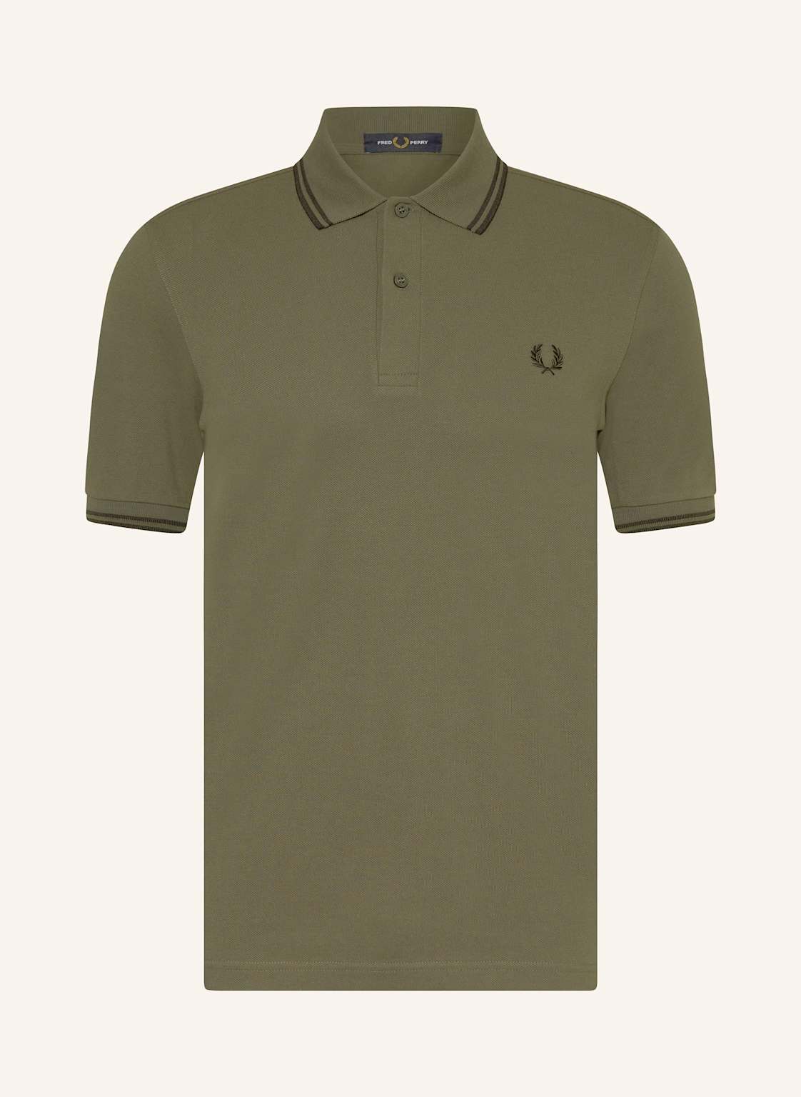 Fred Perry Piqué-Poloshirt gruen von Fred Perry