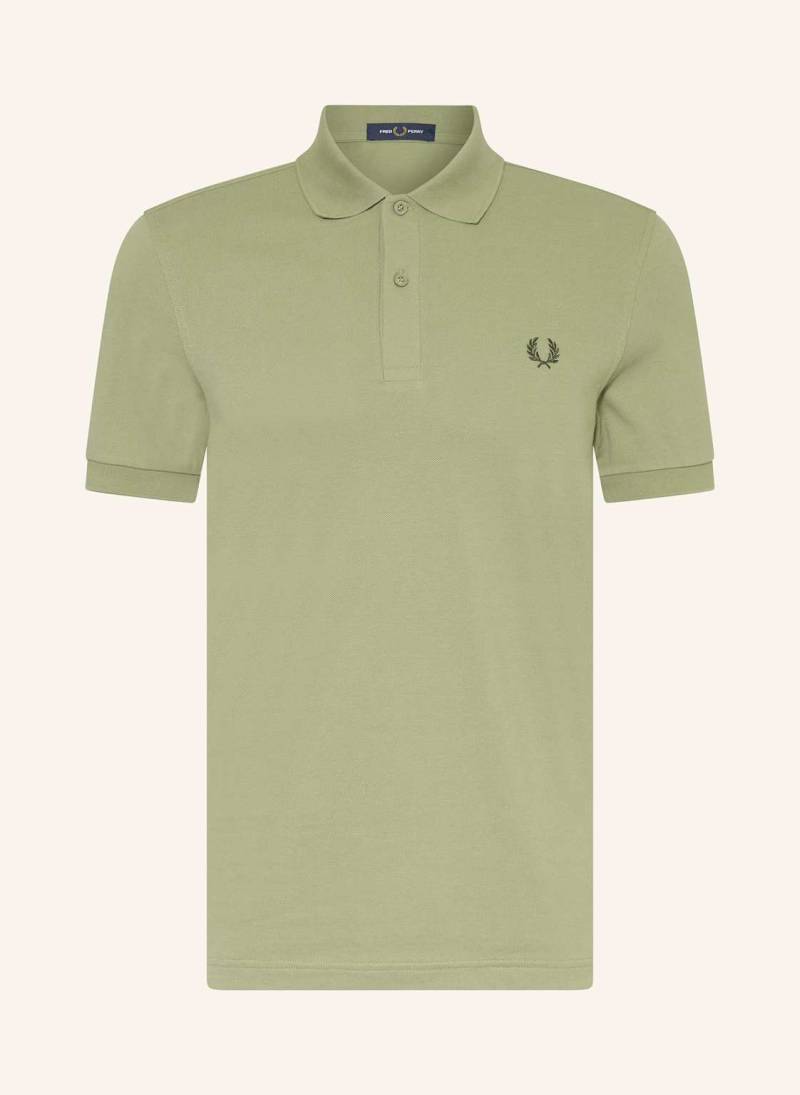Fred Perry Piqué-Poloshirt gruen von Fred Perry