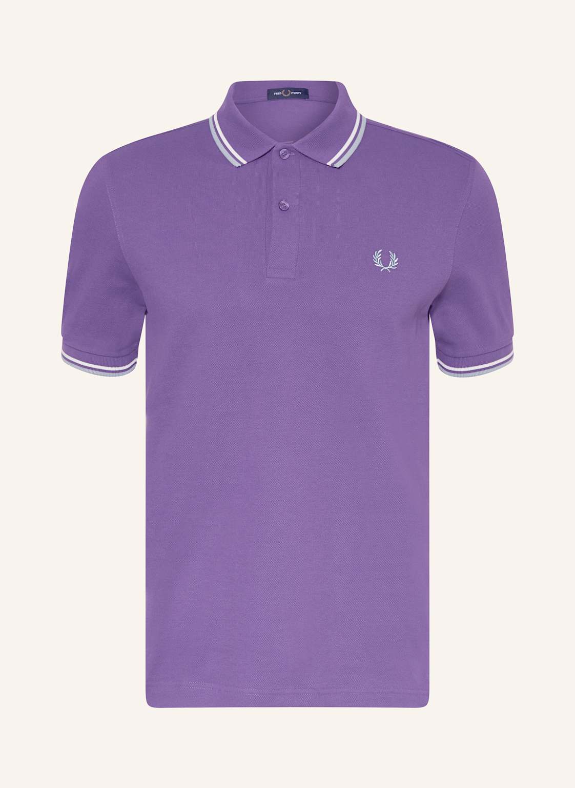 Fred Perry Piqué-Poloshirt lila von Fred Perry