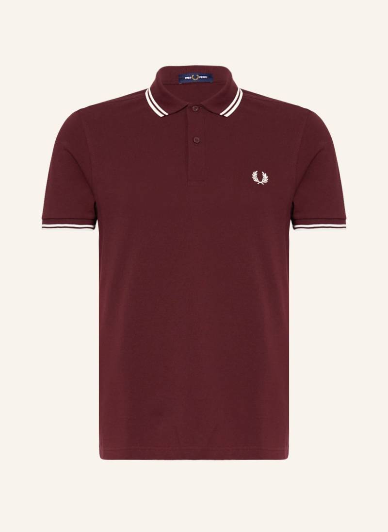 Fred Perry Piqué-Poloshirt rot von Fred Perry