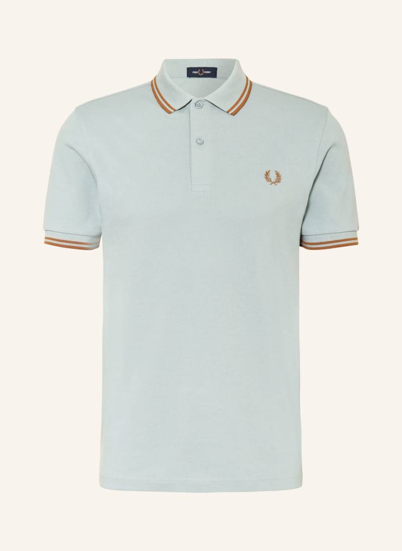 Fred Perry Piqué-Poloshirt silber von Fred Perry