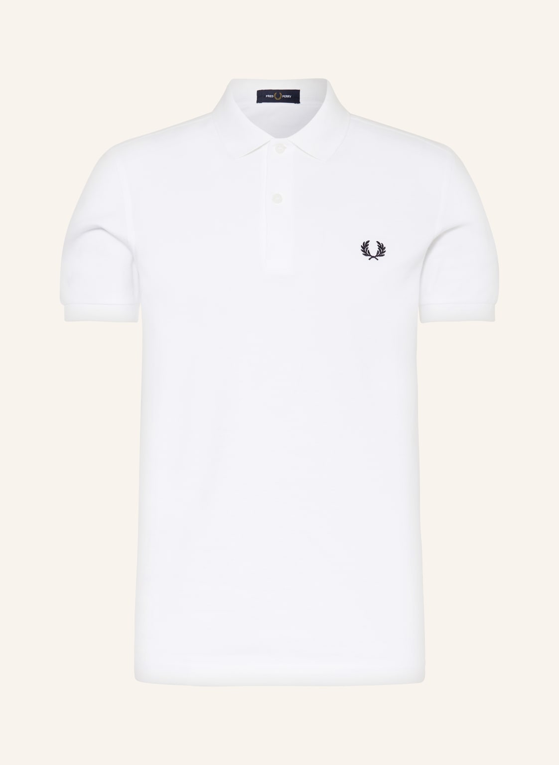 Fred Perry Piqué-Poloshirt weiss von Fred Perry