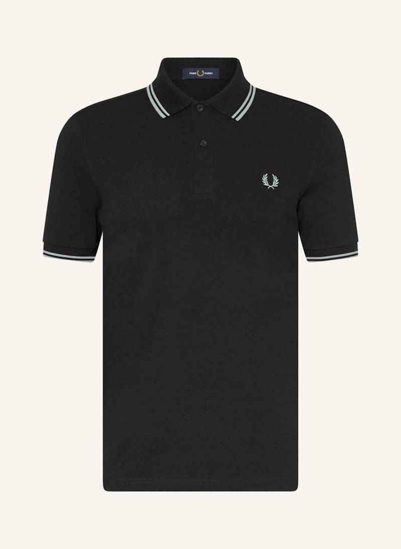 Fred Perry Piqué-Poloshirt schwarz von Fred Perry
