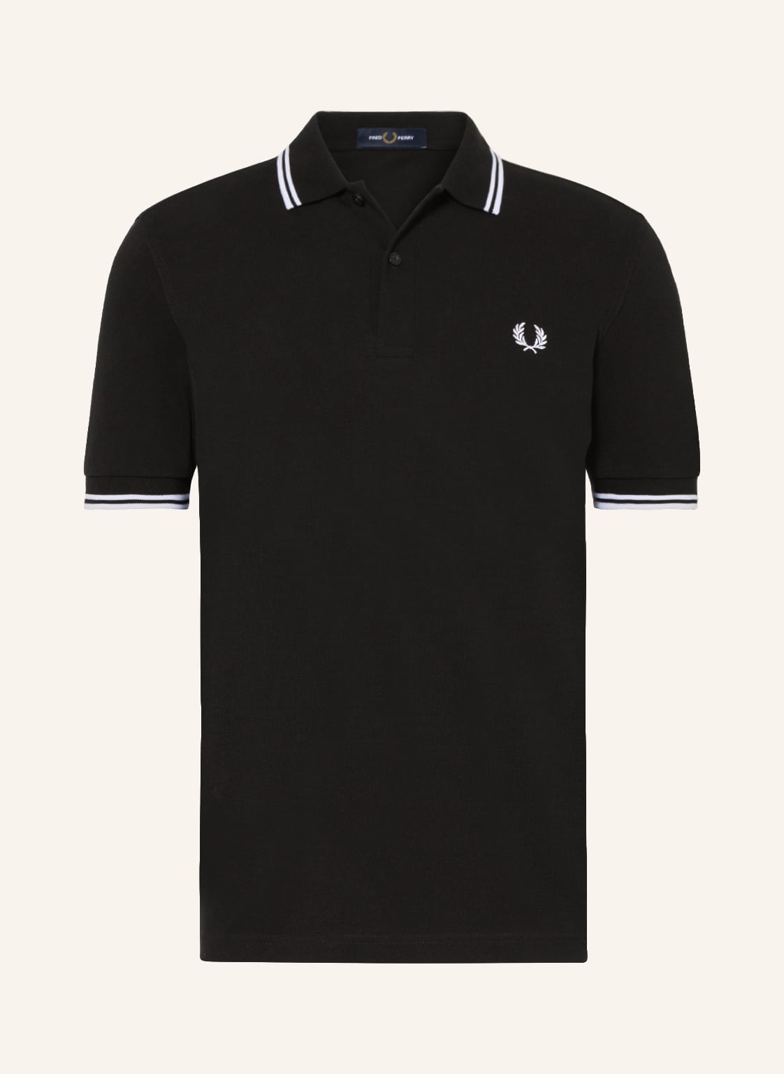 Fred Perry Piqué-Poloshirt schwarz Fred Perry Piqué-Poloshirt schwarz von Fred Perry