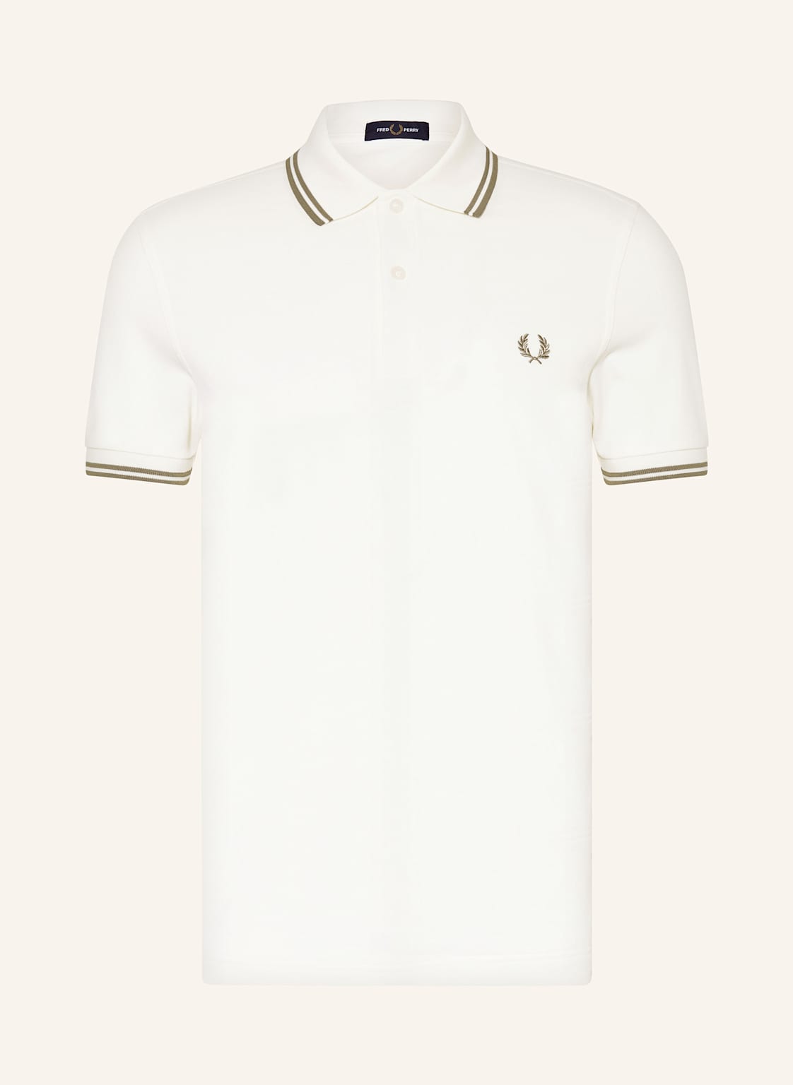 Fred Perry Piqué-Poloshirt weiss Fred Perry Piqué-Poloshirt weiss von Fred Perry
