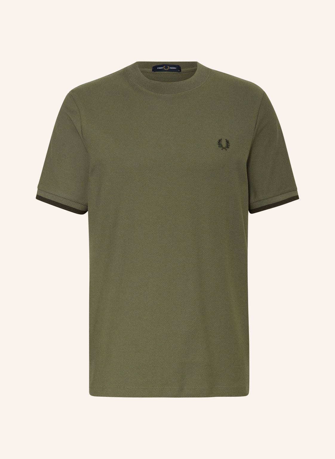 Fred Perry Piqué-Shirt gruen von Fred Perry