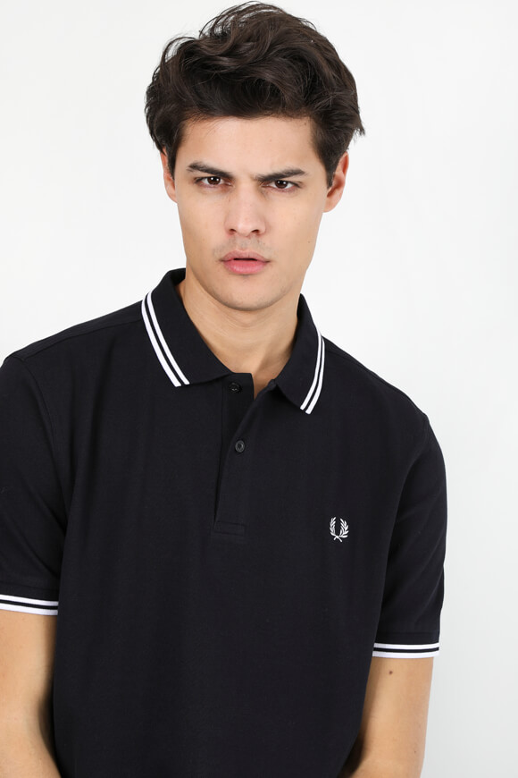 Fred Perry Poloshirt | Navy + White | Herren  | M von Fred Perry