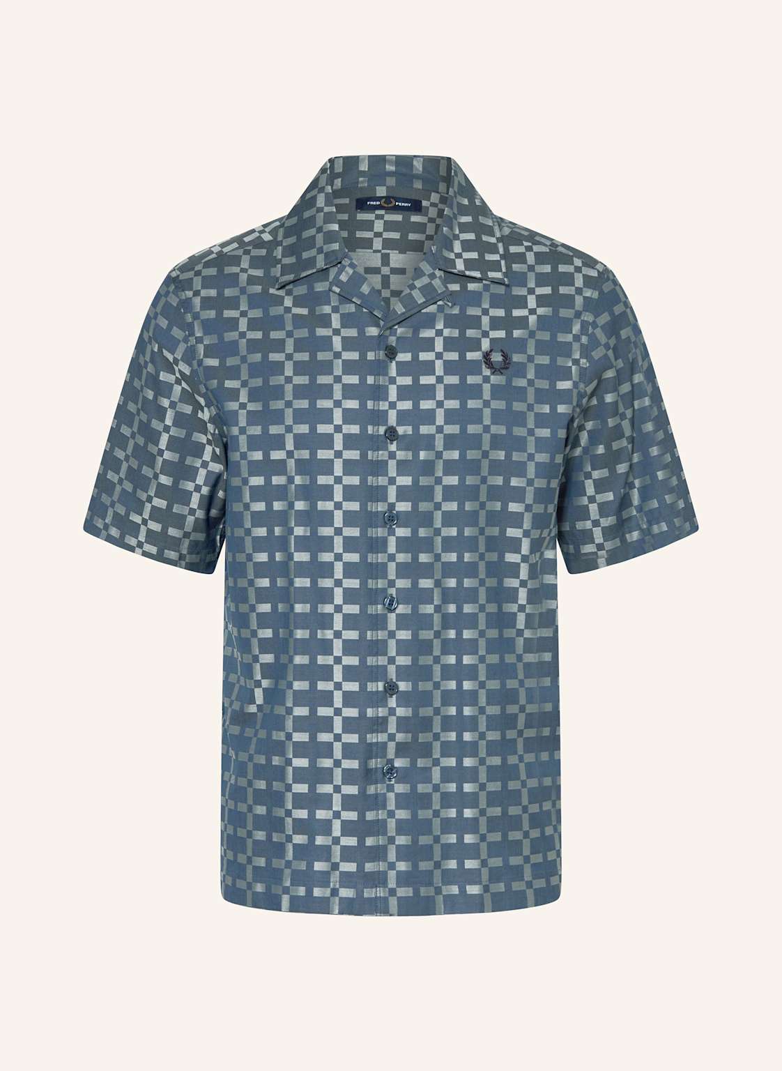 Fred Perry Resorthemd Comfort Fit blau von Fred Perry