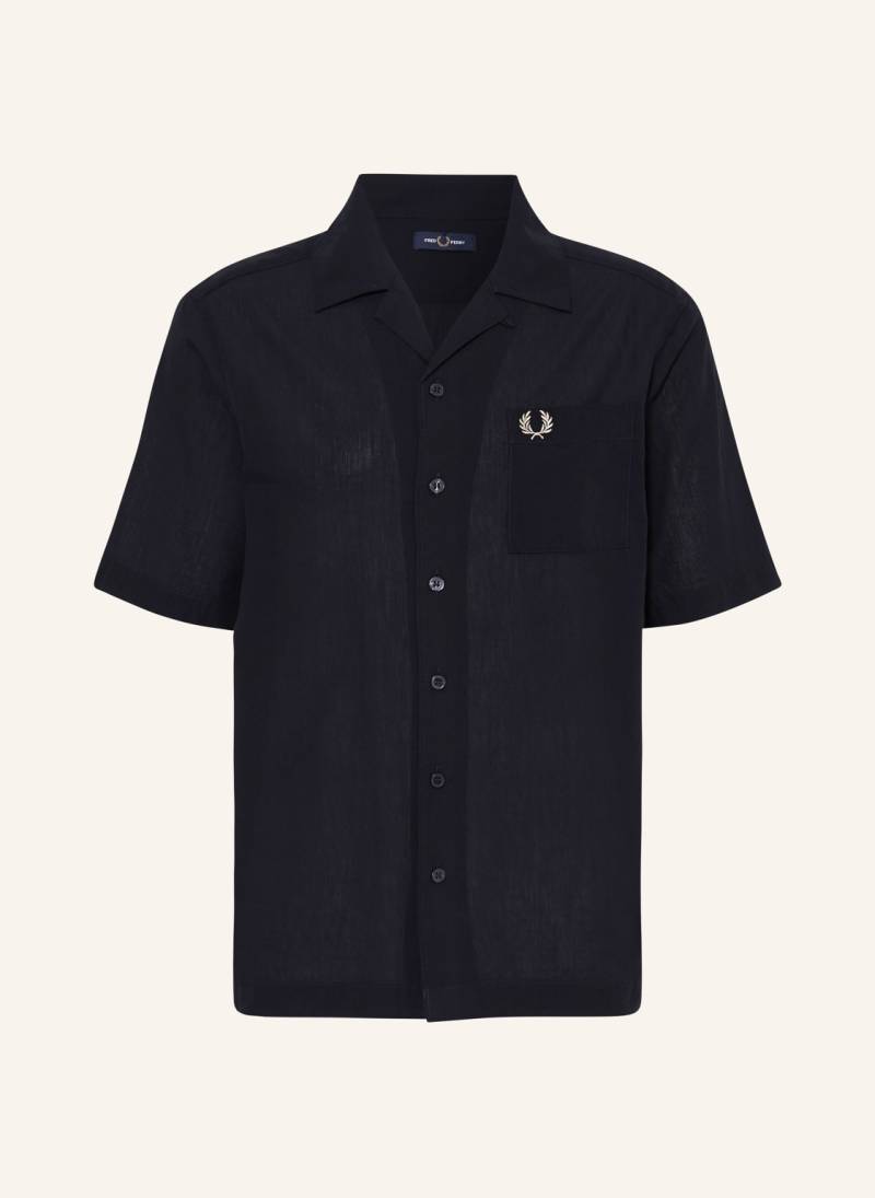 Fred Perry Resorthemd Comfort Fit blau von Fred Perry