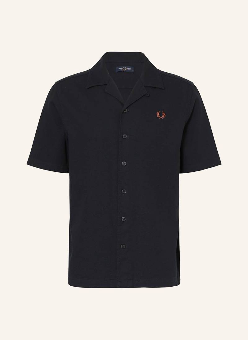 Fred Perry Resorthemd Comfort Fit blau von Fred Perry